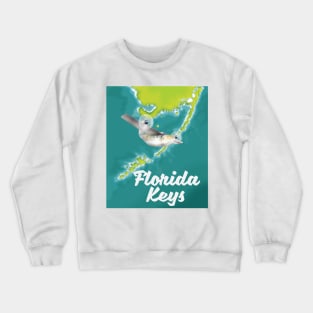 Florida Keys Travel poster Crewneck Sweatshirt